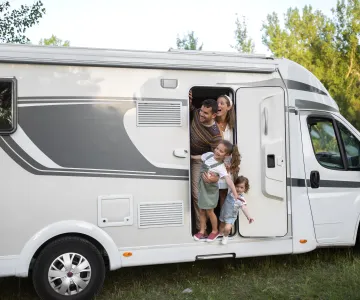 Aires de campings-cars au Château d'Oléron