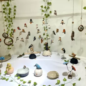 Exposition Sculptures raku