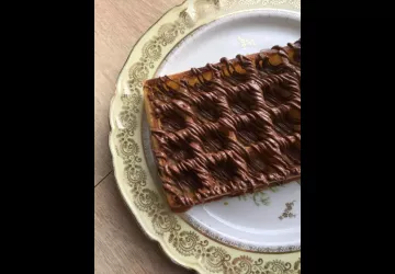 une gaufre au chocolat