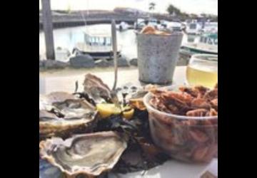 Fruits de mer en terrasse