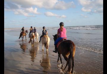 Randonnée à la plage