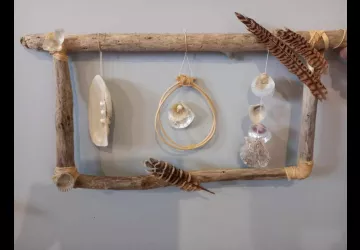 Atelier créatif Mobile en bois flotté