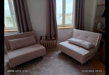 chambre rose salon