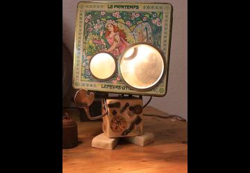 Exposition d'objets de déco en bois et métal - Alexandre LONLAS-ROBERT