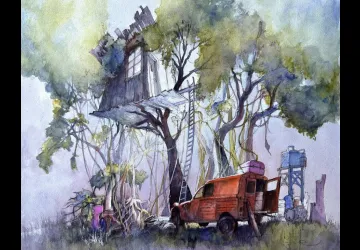 Exposition de peintures Jean Paul Schifrine_Le Château-d'Oléron