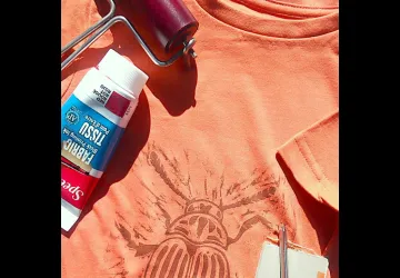 Linogravure : imprime ton tee shirt de l'été._Le Château-d'Oléron